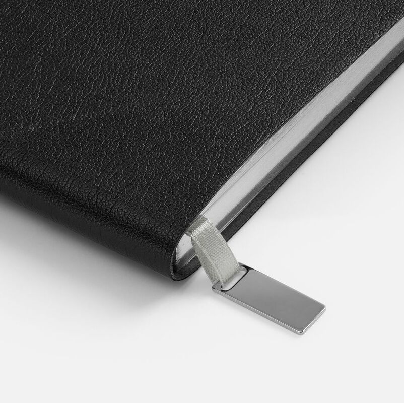 Ежедневник Petrus, недатированный, черный с серебром арт.15421.03