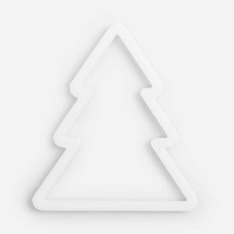 Подвеска &laquo;Елочка&raquo;, 3D-печать, белая арт.23321.60