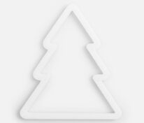 Подвеска &laquo;Елочка&raquo;, 3D-печать, белая арт.23321.60