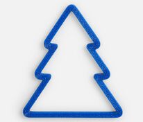 Подвеска &laquo;Елочка&raquo;, 3D-печать, синяя арт.23321.40