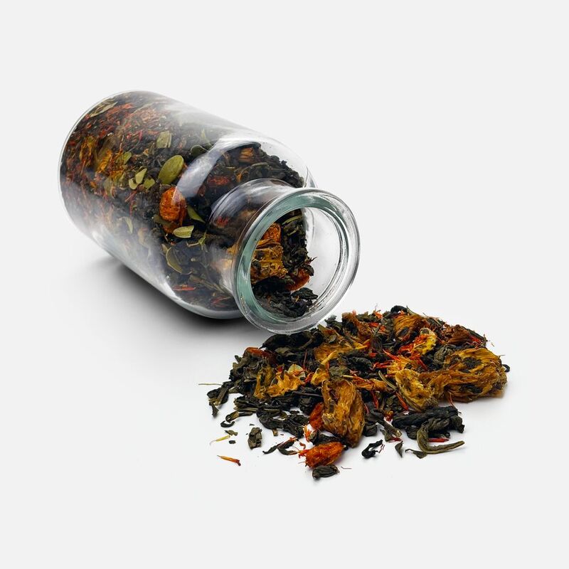 Чай &laquo;Сокочай&raquo;, зеленый с соком ананаса, облепихой, толокнянкой и сафлором арт.16222.09