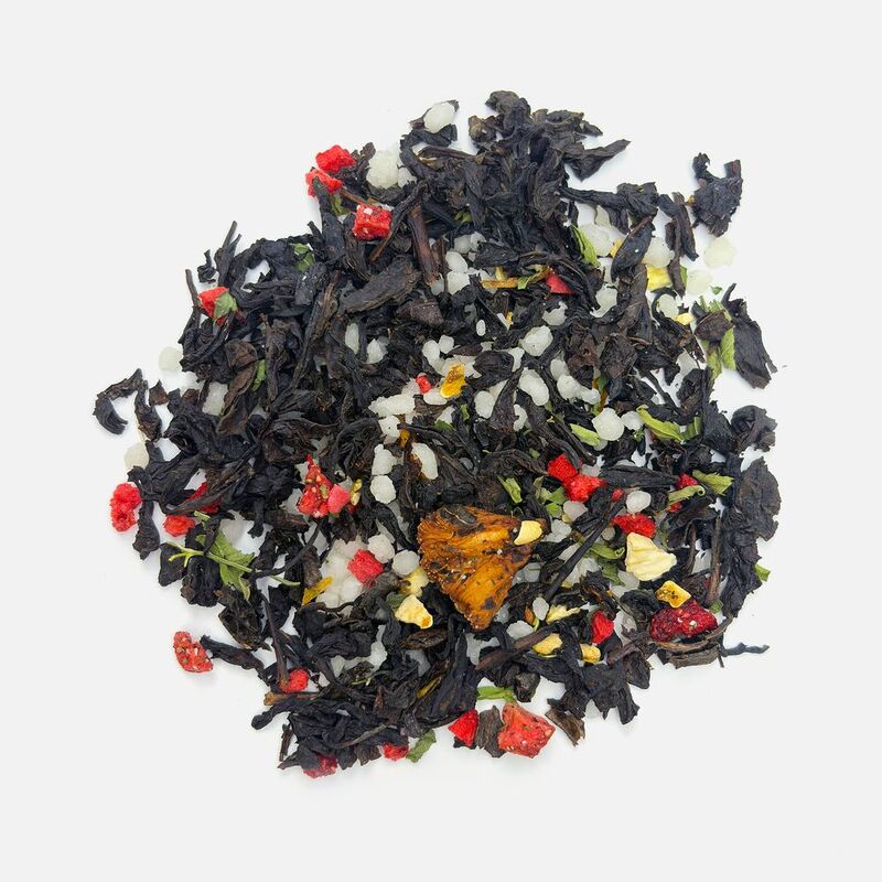 Чай &laquo;Сокочай&raquo;, черный с соком ананаса, клубникой, мятой, медом и лимоном арт.16440.09