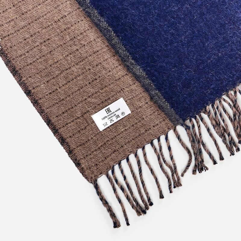 Плед Devika, синий с бежевым арт.18794.40