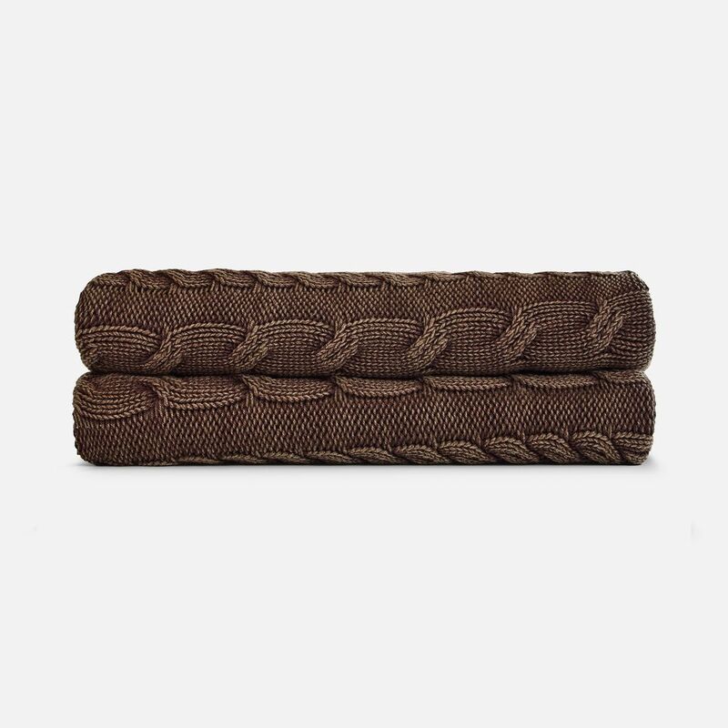 Плед Hygge, коричневый арт.18796.59