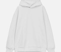 Худи унисекс оверсайз Daylero, белое арт.19556.60