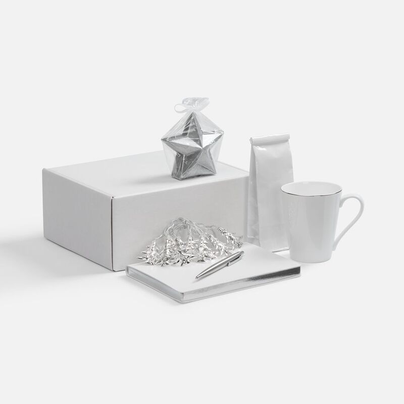 Набор &laquo;Планы на счастье&raquo;, белый с серебристым арт.22604.61