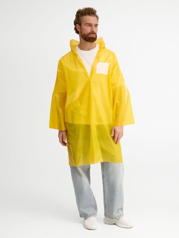 Дождевик-плащ CloudTime с печатью в один цвет на заказ арт.11876.99