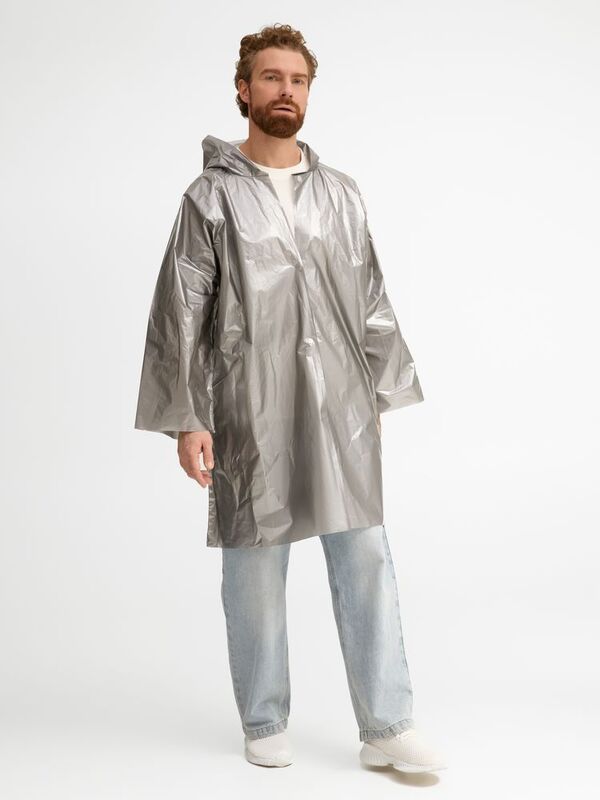 Дождевик-плащ CloudTime с печатью в один цвет на заказ арт.11876.99