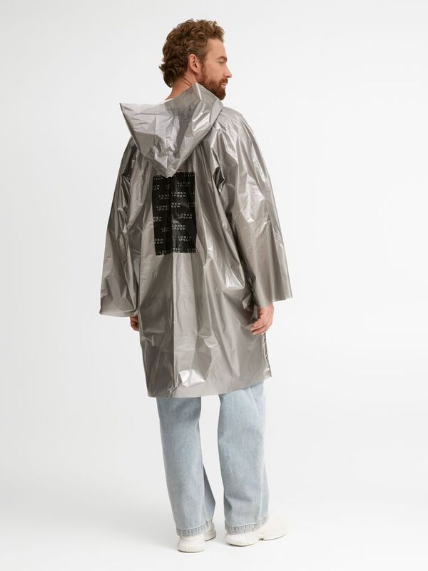 Дождевик-плащ CloudTime с печатью в один цвет на заказ арт.11876.99
