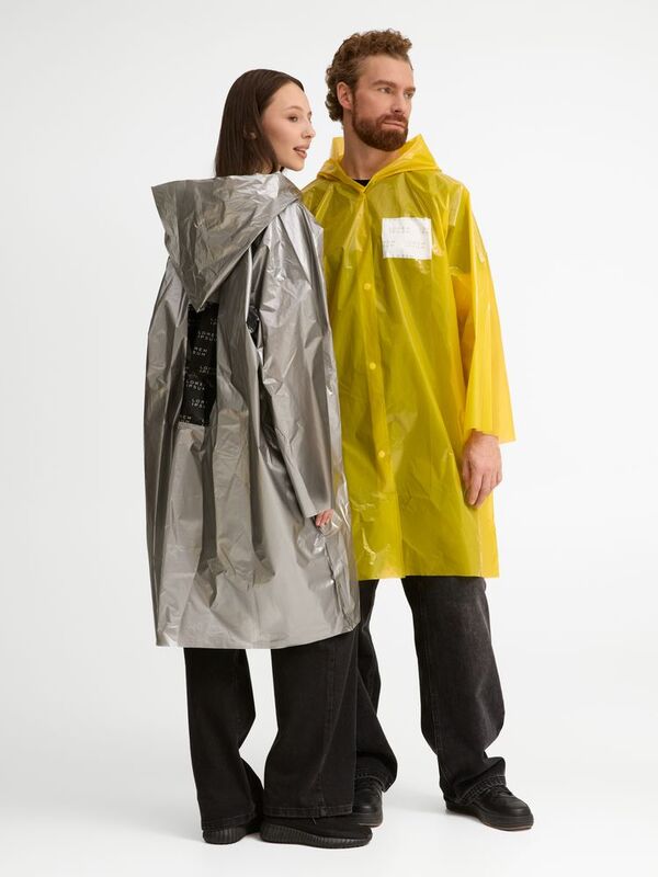 Дождевик-плащ CloudTime с печатью в один цвет на заказ арт.11876.99