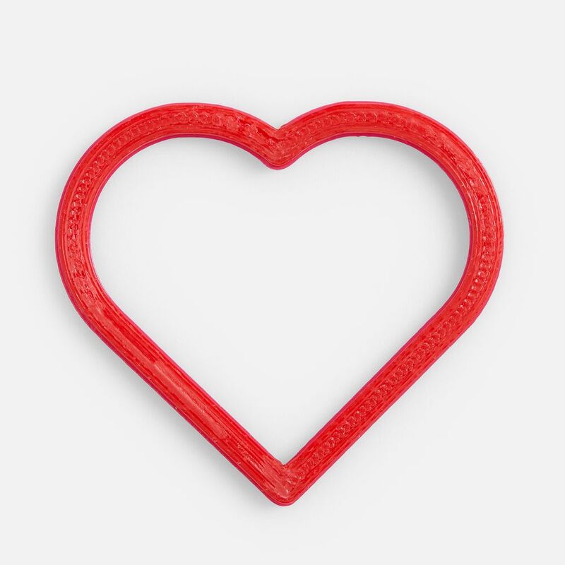 Подвеска Contour, 3D-печать на заказ, сердце арт.19979.03