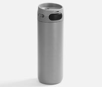 Термостакан X1 с цветной кнопкой, серый с черным арт.19941.13