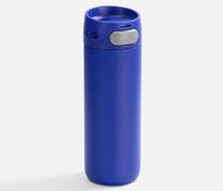 Термостакан X1 с цветной кнопкой, синий с серым арт.19941.44