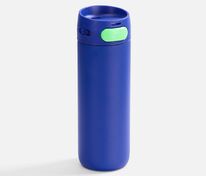 Термостакан X1 с цветной кнопкой, синий с зеленым арт.19941.48