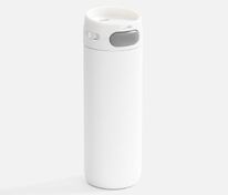 Термостакан X1 с цветной кнопкой, белый с серым арт.19941.66