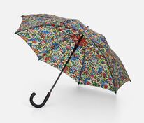 Зонт-трость Undercolor с полной запечаткой на заказ, с красными спицами арт.21804.50