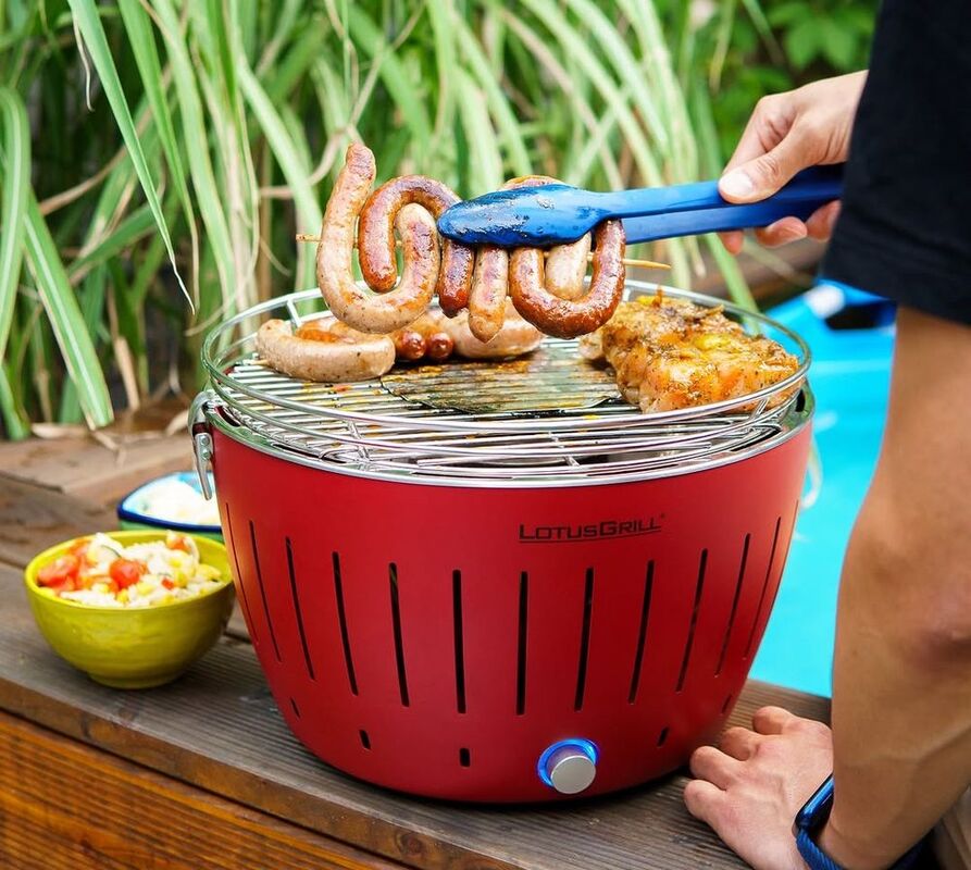 Угольный гриль Lotus Grill Classic, красный арт.63076.50