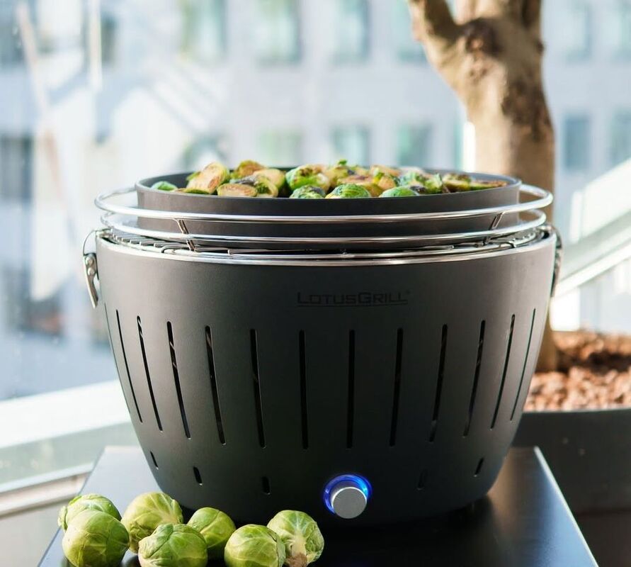 Угольный гриль Lotus Grill Classic, серый (антрацит) арт.63076.10