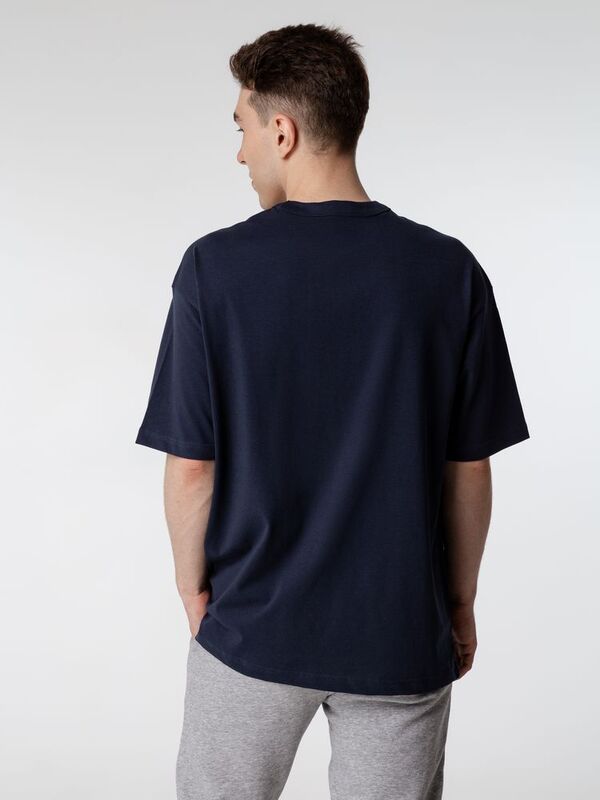 Футболка оверсайз мужская Boxy Men, синяя (джинс) арт.03806244