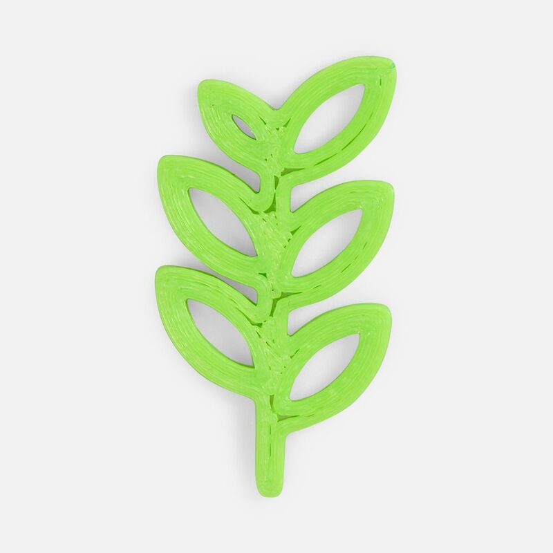 Подвеска Flora, 3D-печать на заказ, лист рябины арт.19972.08