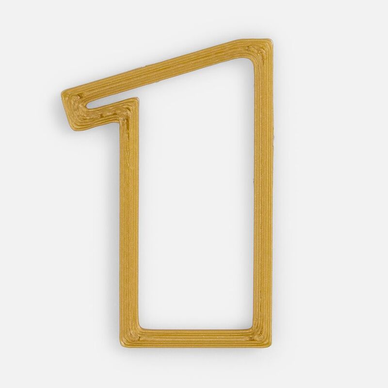 Подвеска Symbol, 3D-печать на заказ, цифра 1 арт.19968.01