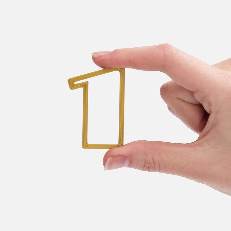 Подвеска Symbol, 3D-печать на заказ, цифра 1 арт.19968.01