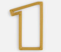 Подвеска Symbol, 3D-печать на заказ, цифра 1 арт.19968.01