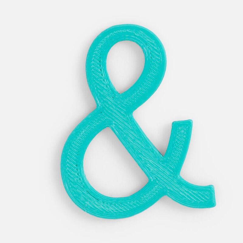 Подвеска Symbol, 3D-печать на заказ, амперсанд арт.19968.04