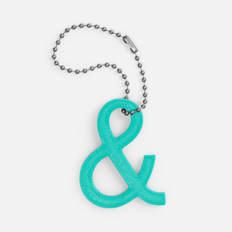 Подвеска Symbol, 3D-печать на заказ, амперсанд арт.19968.04