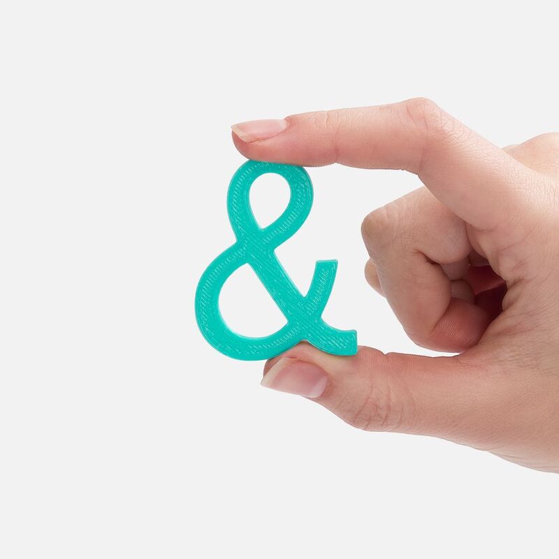 Подвеска Symbol, 3D-печать на заказ, амперсанд арт.19968.04