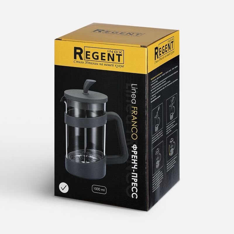 Френч-пресс Linea Franco, серый арт.20312.00