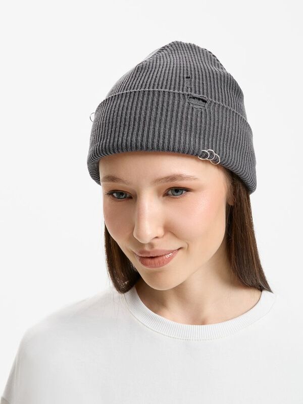 Шапка Ribelle, темно-серая арт.19066.11