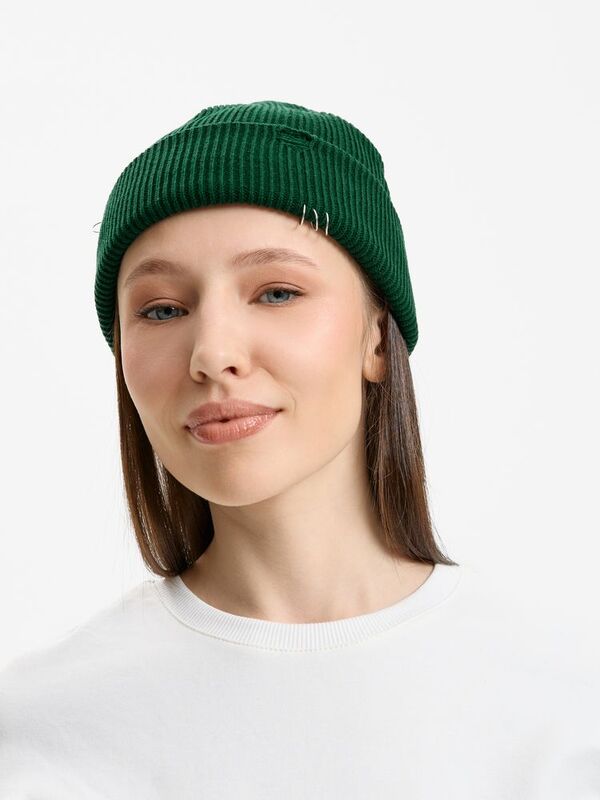 Шапка Ribelle, темно-зеленая (хвойная) арт.19066.92