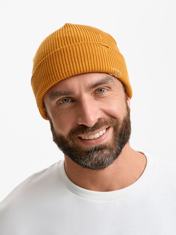 Шапка Ribelle, темно-желтая (горчичная) арт.19066.23