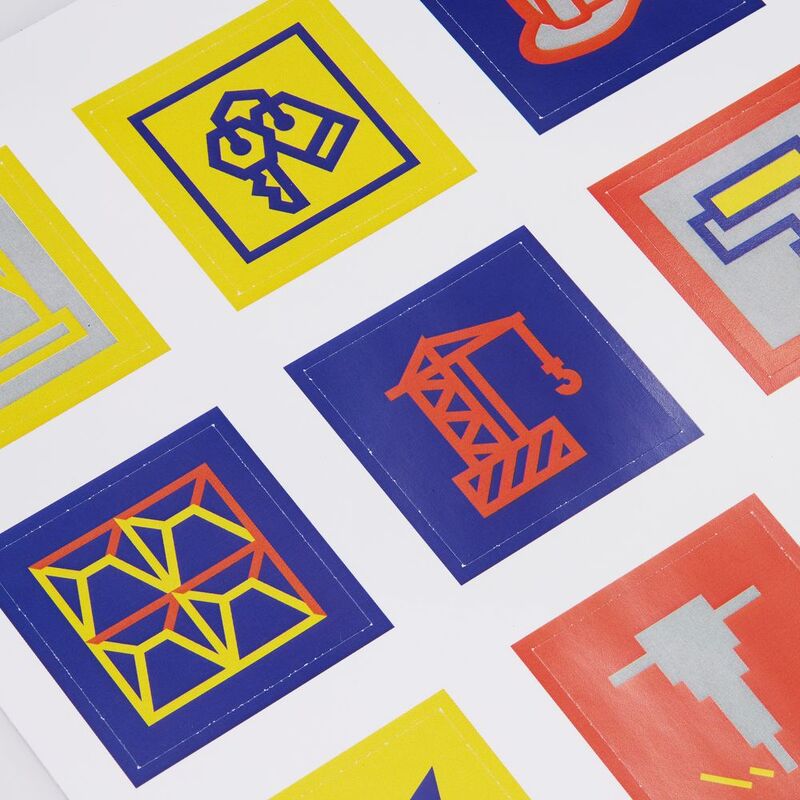 Стикерпак бумажный Industry, строительство арт.19942.03