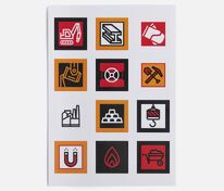 Стикерпак бумажный Industry, металлургия арт.19942.08