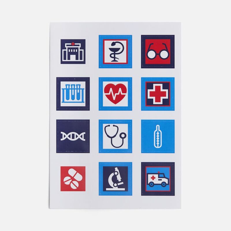 Стикерпак бумажный Industry, медицина арт.19942.09