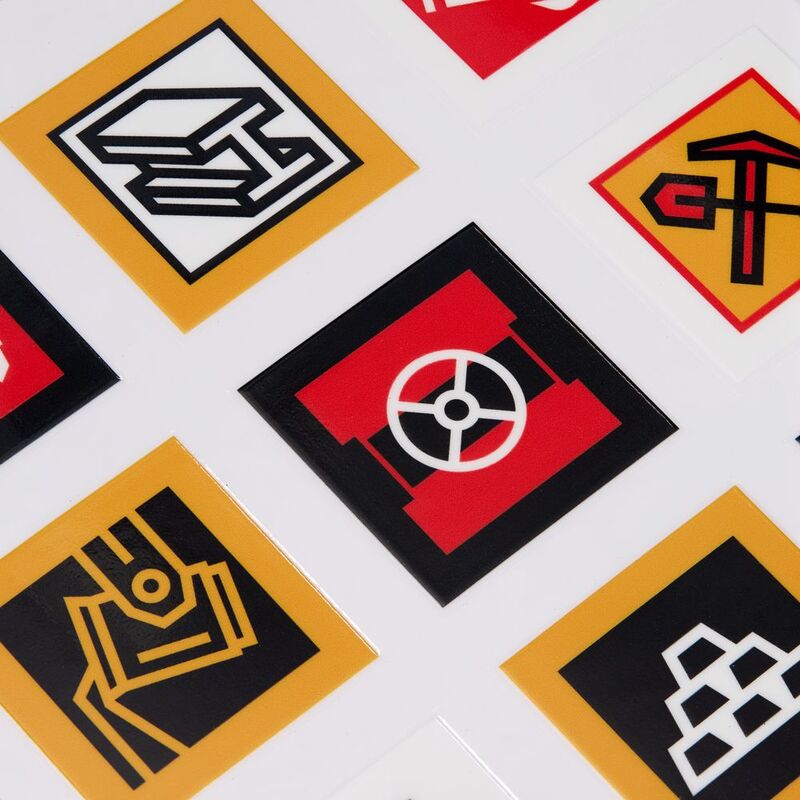 Стикерпак UV-DTF Industry, металлургия арт.19943.08