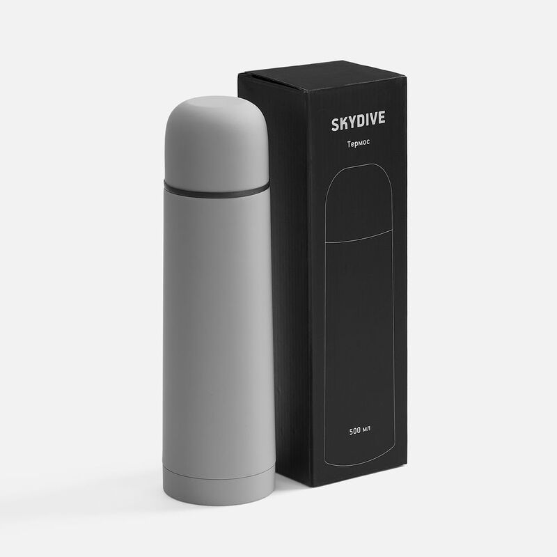 Термос Skydive ver. 2, серый арт.18642.10