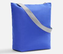 Шопер B5, синий с широкими серыми ручками арт.19269.10