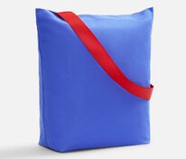 Шопер B5, синий с широкими красными ручками арт.19269.50