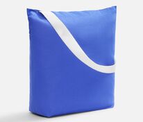 Шопер B5, синий с широкими белыми ручками арт.19269.60