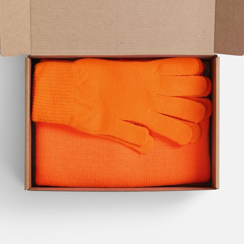 Набор Knit Warm, оранжевый арт.21812.20