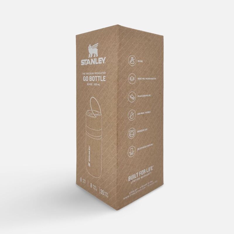 Термобутылка Go Quick Flip 470, желто-зеленая (цитрон) арт.20597.90