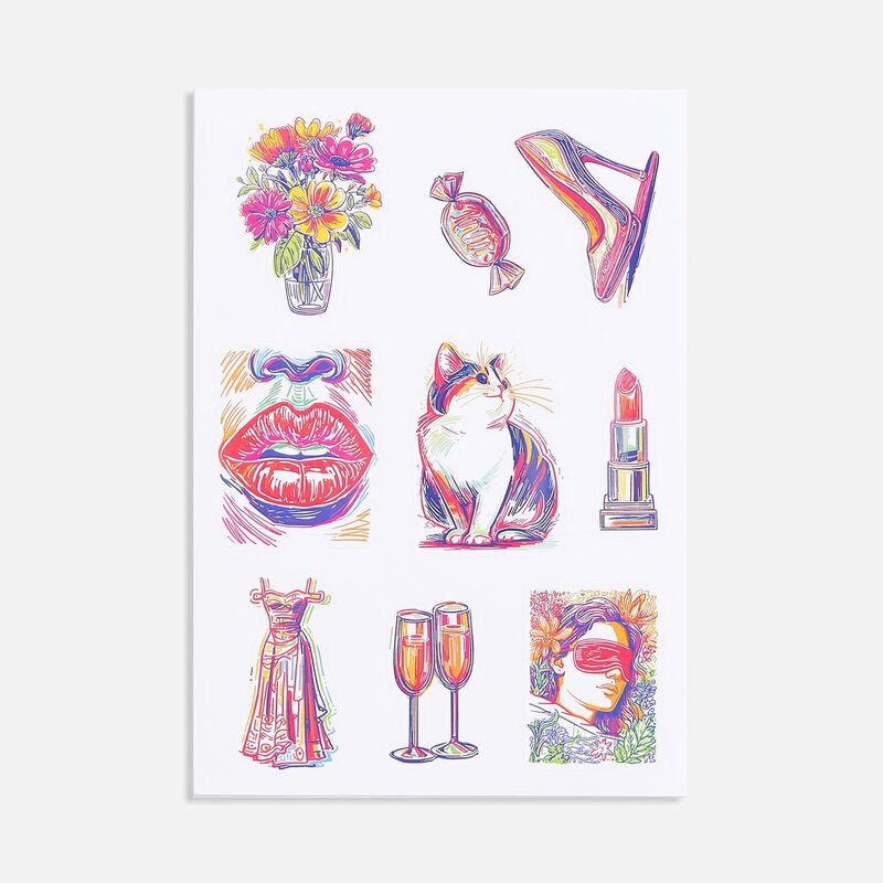 Стикерпак бумажный Thematik, для женщин арт.19071.02