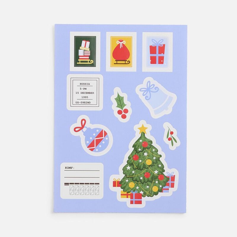 Стикерпак бумажный Thematik, новогодний арт.19071.05