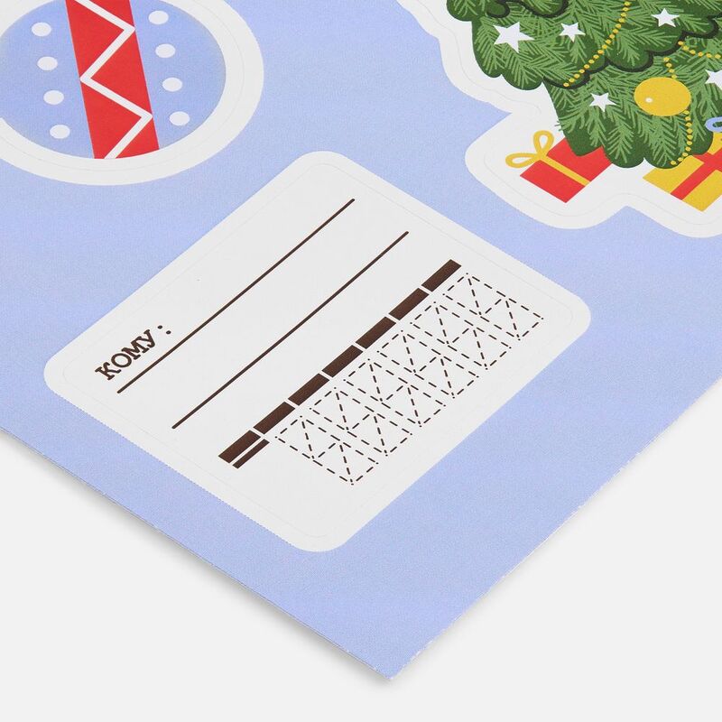 Стикерпак бумажный Thematik, новогодний арт.19071.05