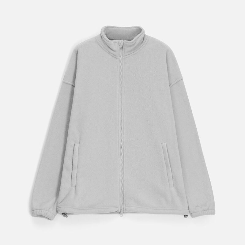 Куртка флисовая унисекс Nebo, светло-серая арт.20444.10