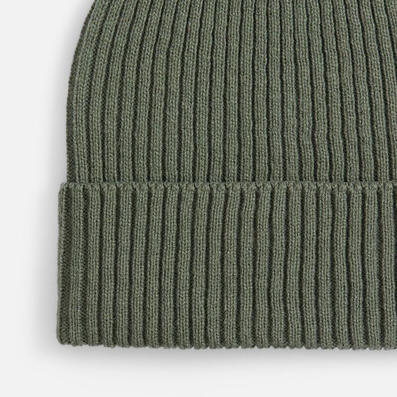 Шапка Catch Match без помпона, зеленая (полынь) арт.20385.93